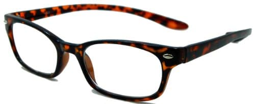 In Style Eyes Rubber Neckin' II Lightweight Reading Glasses With Convenient Neck Hanging Flexible Frame/tortoise/1.00