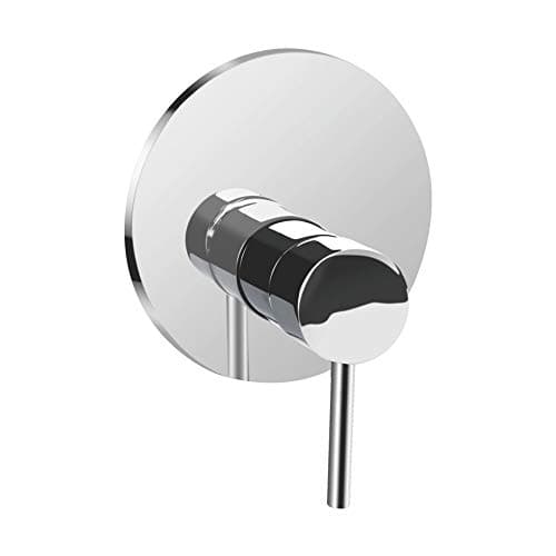 Kerovit Nucleus KB111015 Brass Inlet Concealed Shower Mixer Trim (Silver)
