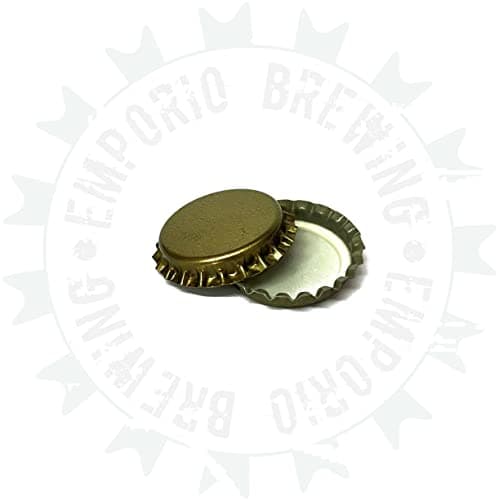 29mm Champagne and European Bottle Caps - 100-Count