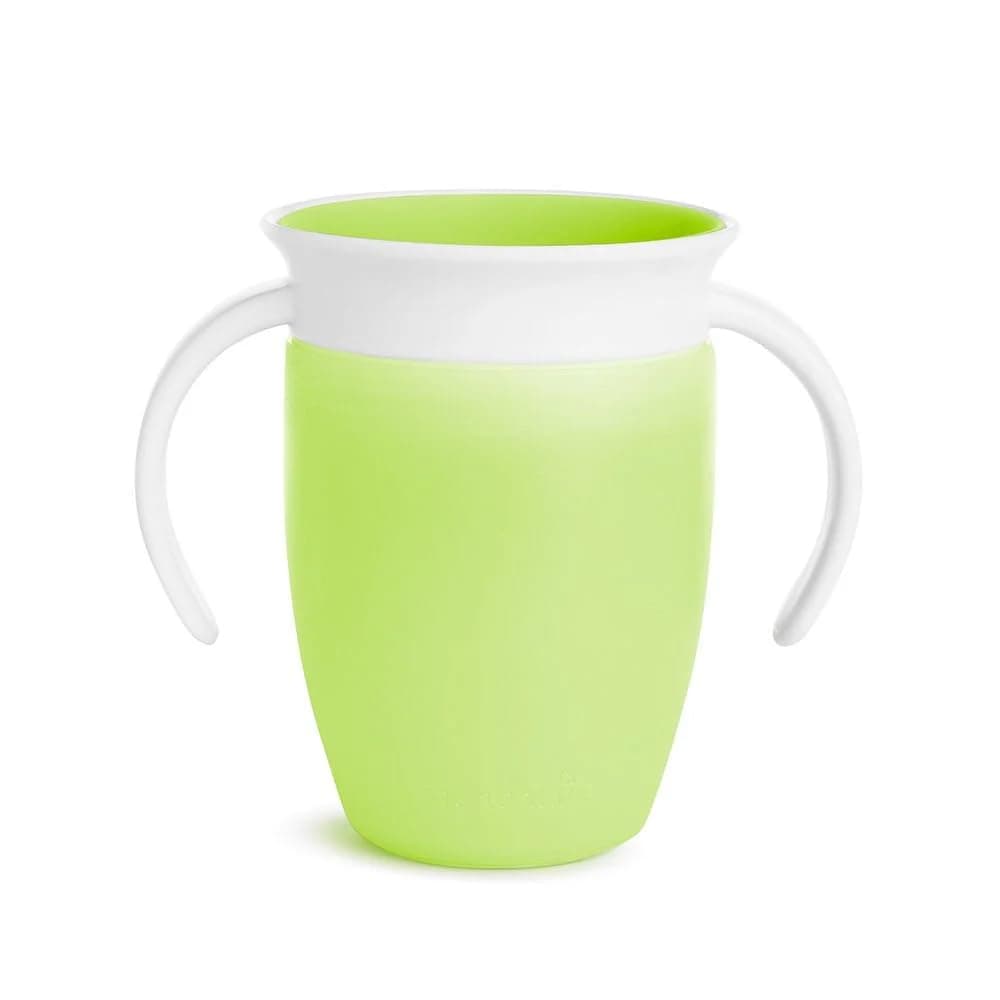 Miracle 360 Sippy Cup | Trainer Baby and Toddler Cup | BPA Free | Non Spill |Leakproof | Baby Weaning from 6+ Months | 7oz/207ml| Green