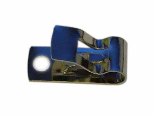 Pack of 10 Fahnestock Clips Electrical Brass with Nickel Plating