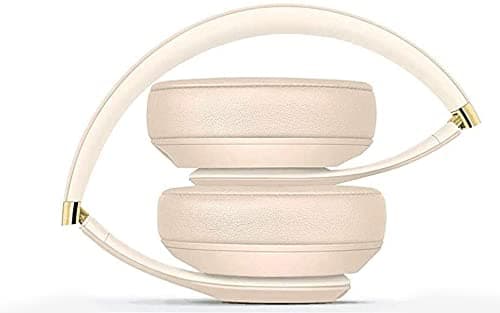 SoloWIT® Professional Earpads Replacement Ear Pads Cushions for Beats Studio 2 & 3 Wireless & Wired with Soft Protein Leather, Noise Isolation Memory Foam, Stronger Adhesive - Sand