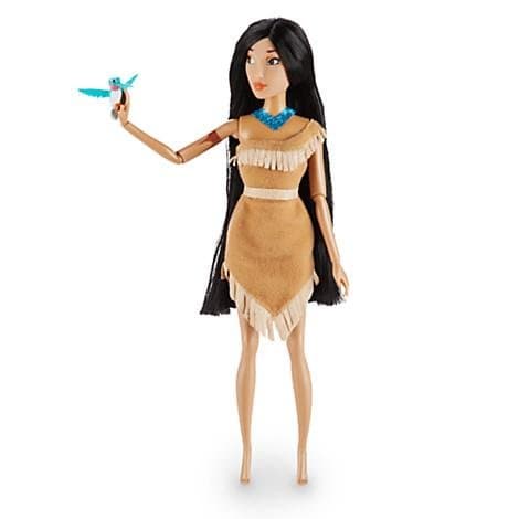 Official Disney Pocahontas 30cm Classic Figure Doll With Flit Bird