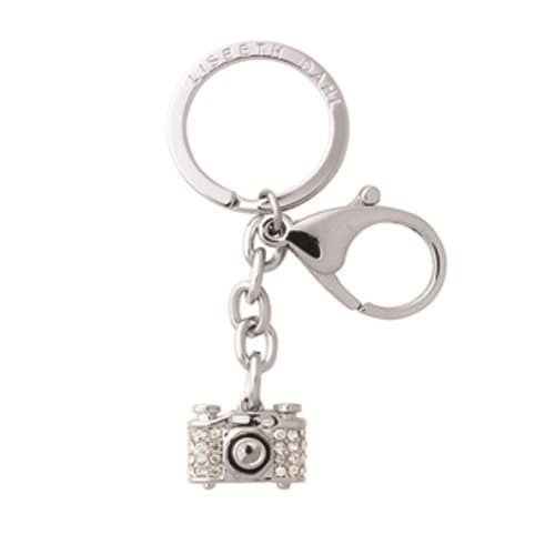 Lisbeth Dahl Camera Keyring with Crystals