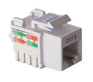 SuperShopperIndiaLANI/O Punch Down NEtwork KEystone Jack (CAT6) - 5 Pieces