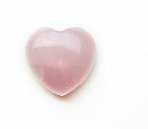 Rose Quartz Heart Shaped Carved Stone