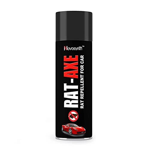 Novosynth Rat-Axe (120Ml) - The Original Rat Repellent Spray To Protect Engine & Wires In Car Bike | Highly Effective | Camphor Fragrance | Non Toxic | No Kill Only Repels | Upto 60 Days Protection