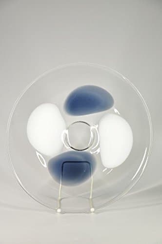 Glasfeld, Glass, large, transparent, flat, designer, bowl, plate, handmade.
