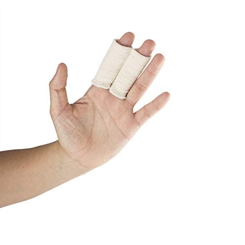 SUPERBRACE Finger Splint Bedford Buddy Wrap Double Support for Fracture, Jammed, Swollen, Dislocated Finger (M)