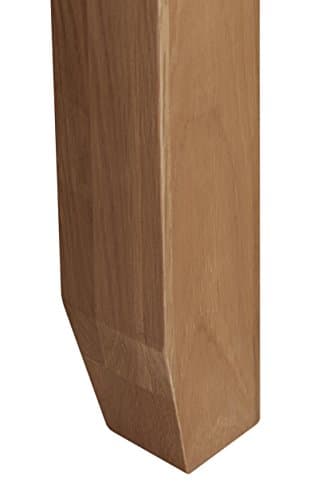 Solid Oak 120CM-150CM Extending Dining Table And 6 Dining Chairs Extendable Dining Set (With 6 Shirley oak chiars)