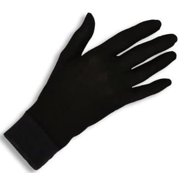 Pure Silk Gloves Thermal Liner Glove Inner Ski Bike Cycle Gloves (Medium)