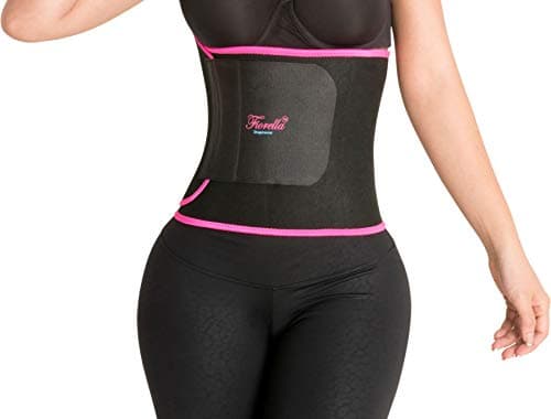 Sauna Suit Waist Trimmer Ab Belt Sweat Enhancement Weight Loss Neoprene Stomach Wrap 310B Black