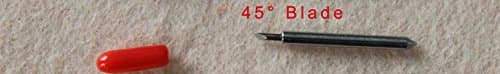 3pcs 45° Roland Vinyl Plotter Blades