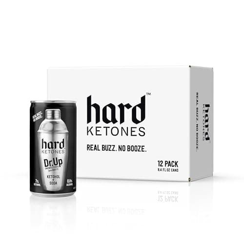 Hard Ketones Dr. Up Unsweetened (aka NASTY) | 17g Ketohol | 12 Pack, 8.4 Oz Cans