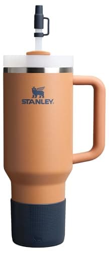Stanley Quencher Boot and Straw Cover Cap | Anti-Slip Silicone Protector for 40 oz Tumbler with Handle | Accessory Set for Stainless Steel Drinking Cup | BPA-Free | Twilight
