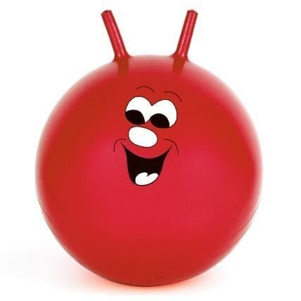 LARGE JUMP N BOUNCE SPACE HOPPER 20" INCH BALL ADULT/KID OUTDOOR TOY NEW - RED COLOUR