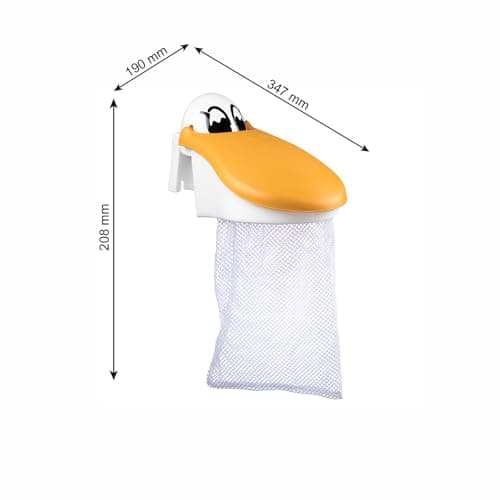 KidsKit Bath Toy Organizer | Bath Toy Holder Featuring A Pelican with A Bath Toy Storage Net for Bath Toys