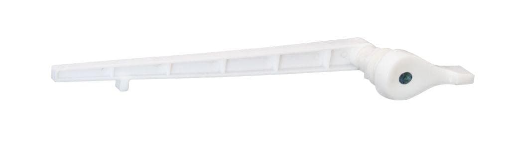 Plastic Toilet Flush Tank Lever Handle (Parry Type, White)