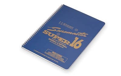 Scoremaster C.S. Petersons Super 16 Baseball/Softball Scorebook
