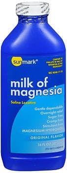 SunmarkMilk of Magnesia Original Flavor - 16 oz, Pack of 5