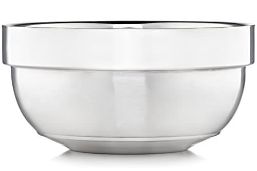 Justice Shaving Company Shave Bowl - Dual Layer Stainless Steel