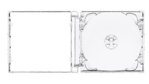 Super Jewel Box CD/DVD 10.4mm Standard Cases for 1 or 2 Disc with Super Clear Tray (Pack of 10)