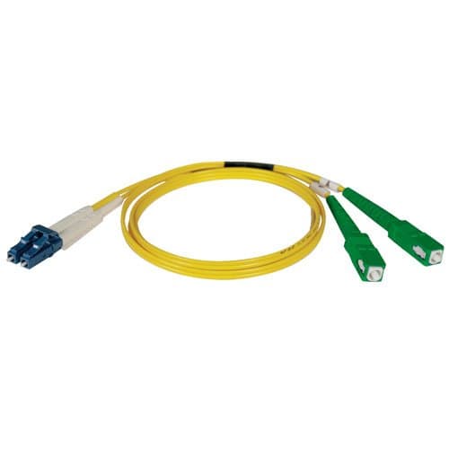 tripp lite n366-01m-ap 3ft duplex fiber smf lc/sc/apc 8.3/125 patch cord