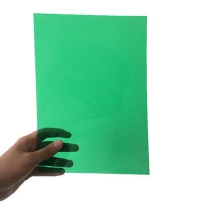 A4 Green Overlay - 4 Pack