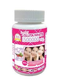 12 Bottles X 30 Softgels Supreme Gluta White 1500000mg. Super Whitening Glutathione Anti - Aging. (Supreme Whitening Skin Boost up Collagen Remove Dark Spot and Scar Tighten Pore Healthy Skin and Hair)