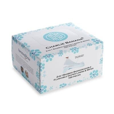 Charlie Banana 100 Cloth Diaper Liners & Wipes