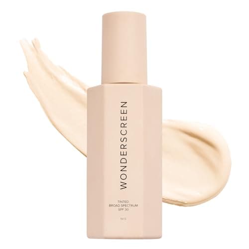DIME Beauty Tinted Glow Wonderscreen SPF 30, Mineral Sunscreen for Face with 19% Zinc Oxide, Tinted Moisturizer with SPF, 50 g (Shade 01)