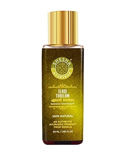 SHESHA NATURALS Ayurveda ELADI THAILAM 50ml for Dark Circles, extremely dry and eczema prone skin and Abhyanga