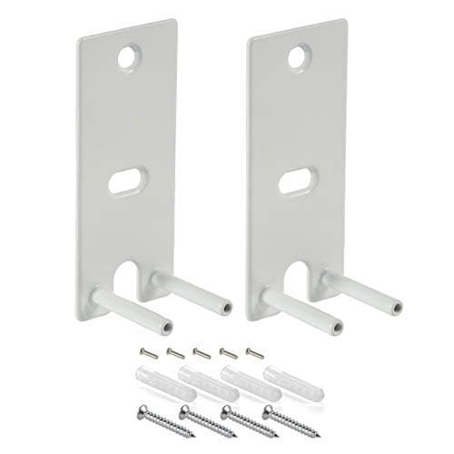 Pair Steel White Wall Mount Brackets Replacement for Bose OmniJewel Lifestyle 650 Home Entertainment System