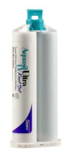 Dentsply 678772 Aquasil Ultra Smart Wetting Impression Material, LV, Cartridge Refill, Fast Set, Teal, 50ml