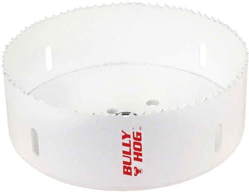 Stone Tools 5-3/4 Inch 146mm Heavy Duty Bi-Metal Hole Saw, 1.5 Inch Cutting Depth for Drilling Holes in Wood, Thin Metal, Plastic, Drywall