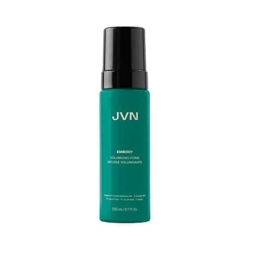 JVN Embody Volumizing Foam, Clean, Volume-Boosting Foam for All Hair Types, Color Safe, Sulfate-Free, 6.7 Fluid Ounces