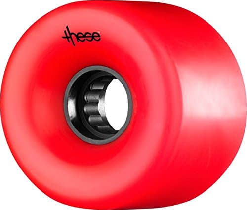 These Trucks ATF-327 Centerset Red / Black Skateboard Wheels Center Set - 69mm 82a (Set of 4)