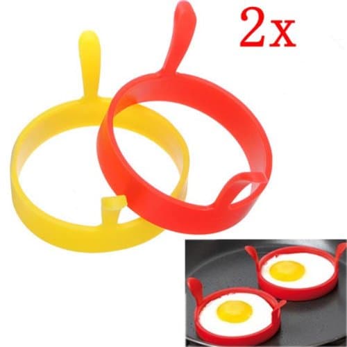 Kitchen Silicone Fried Egg Device Round Ring Mould Modelling