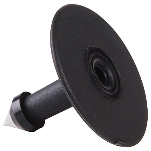 YTEXMale Buttons Ear Tag BLACK All American Identification 25 Count
