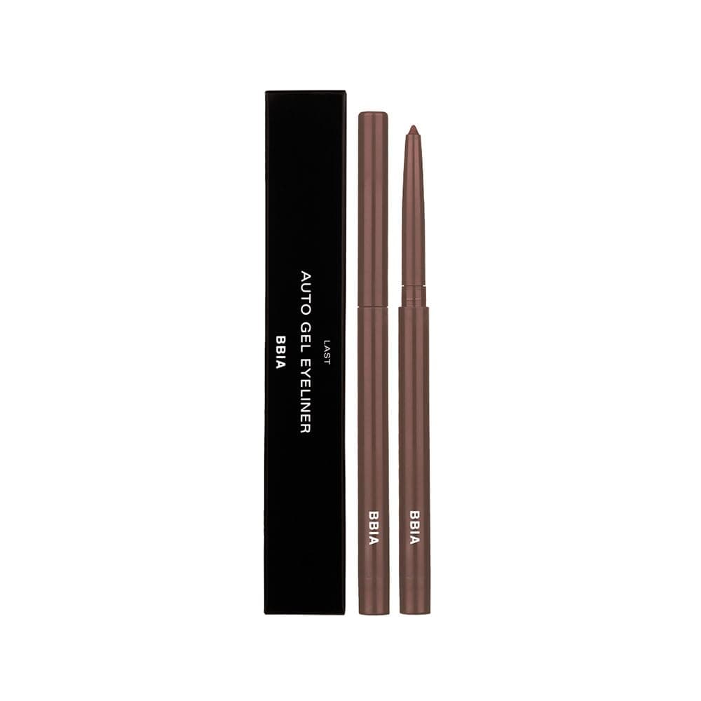 BBIA Last Auto Gel Eyeliner 17 Color – Multi-Use Longwear & Waterproof Mechanical Eye Liner Easy Drawing with Smooth Texture Smudge-Resistant Shadow & Glitter Vegan Korea Eye Makeup (03 ROSE BROWN)