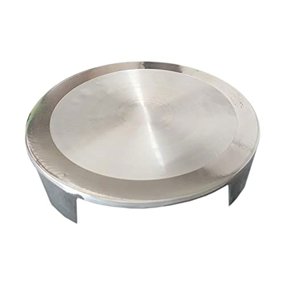 Aluminium Circular Rolling Board/Chakla/Polpat (Silver),1 Quantity