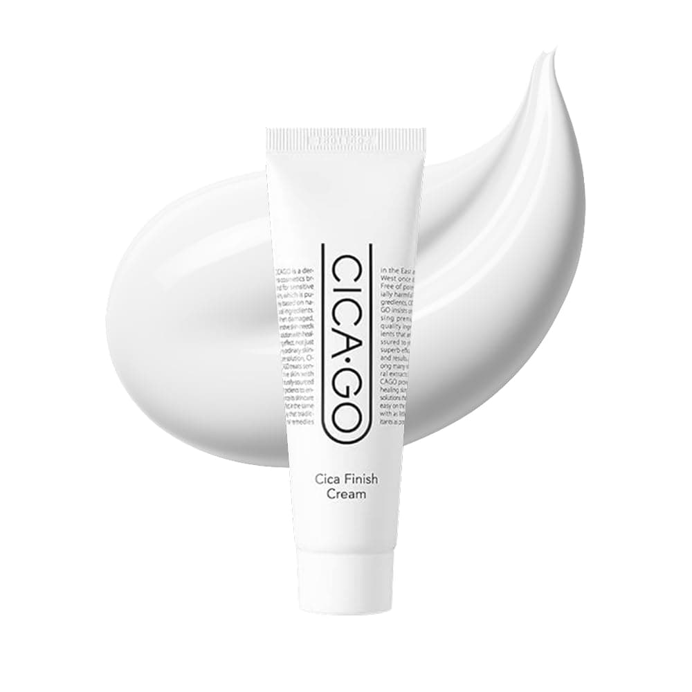 Cica Finish Cream, Lightweight & Soothing & Hydrating Korean Moisturizer with Centella Asiatica for Sensitive Skin, Barrier Repair Cream, Korean Skincare Moisturizer (1.69 fl.oz, 50ml)