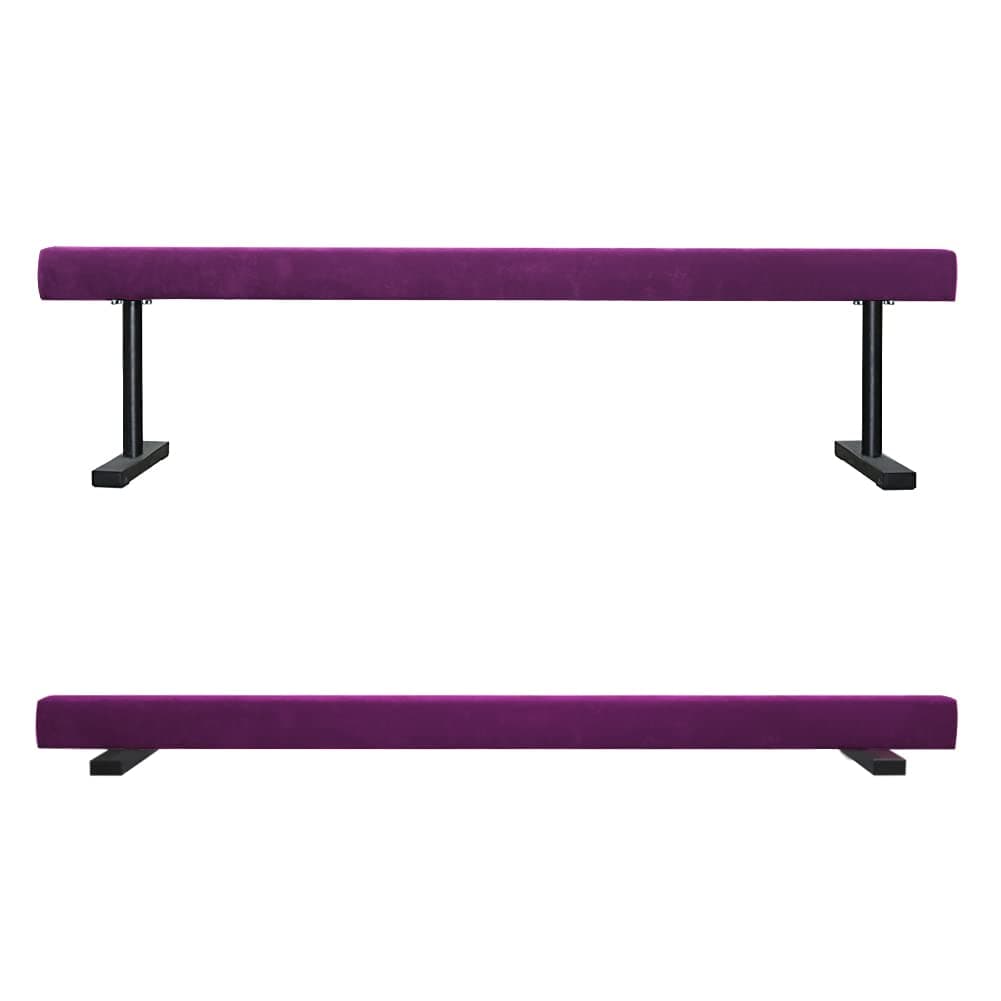 Gymnastics Balance Beam Gymnastic Practice Training Equipment for Kids Children Home Floor Use,8 Feet Long1