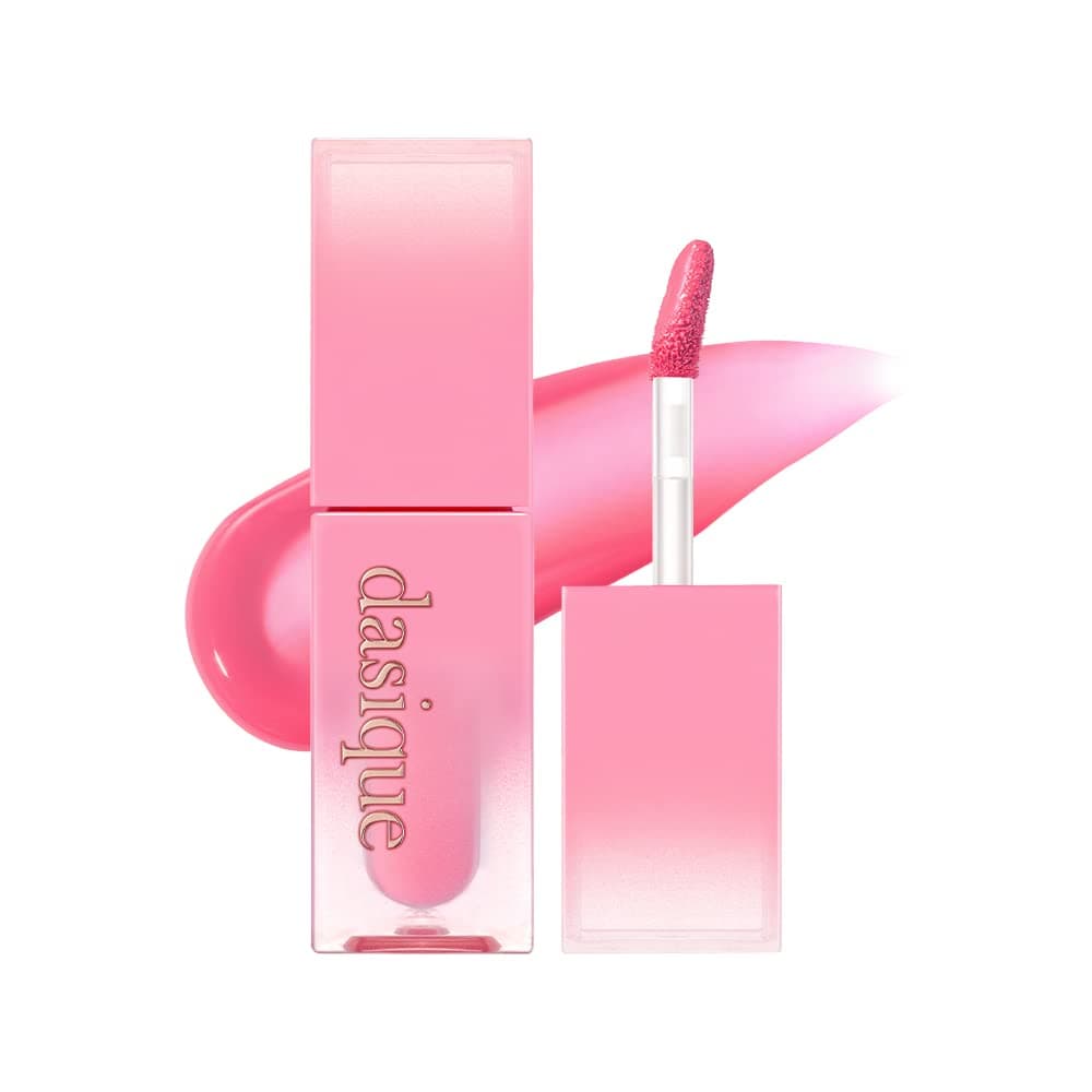 dasique Juicy Dewy Tint (03 Pink Guava) 0.12 oz | Light Application with moisture | Long Lasting & wearing Glossy Lip Stain, Non-sticky | Vegan, Cruelty-free | Korean makeup | stocking stuffers