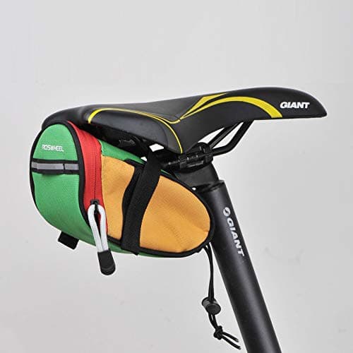 StyleZ Bicycle Saddle Seat Bag Bike Tail Rear Pouch Strap-On Saddle Storage Bag Under Seat for Outdoor Cycling Mountain Bike