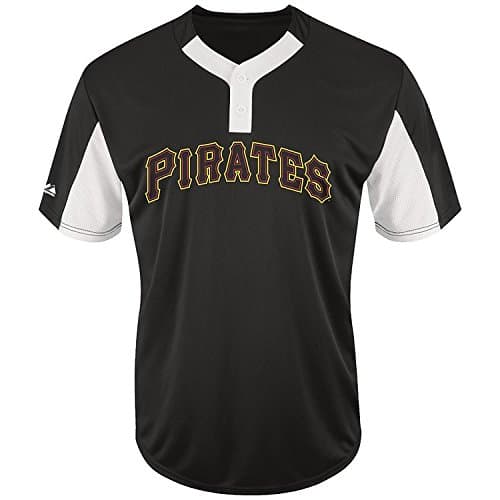 Adult Small Pittsburgh Pirates NEW MLB Color Block Jersey