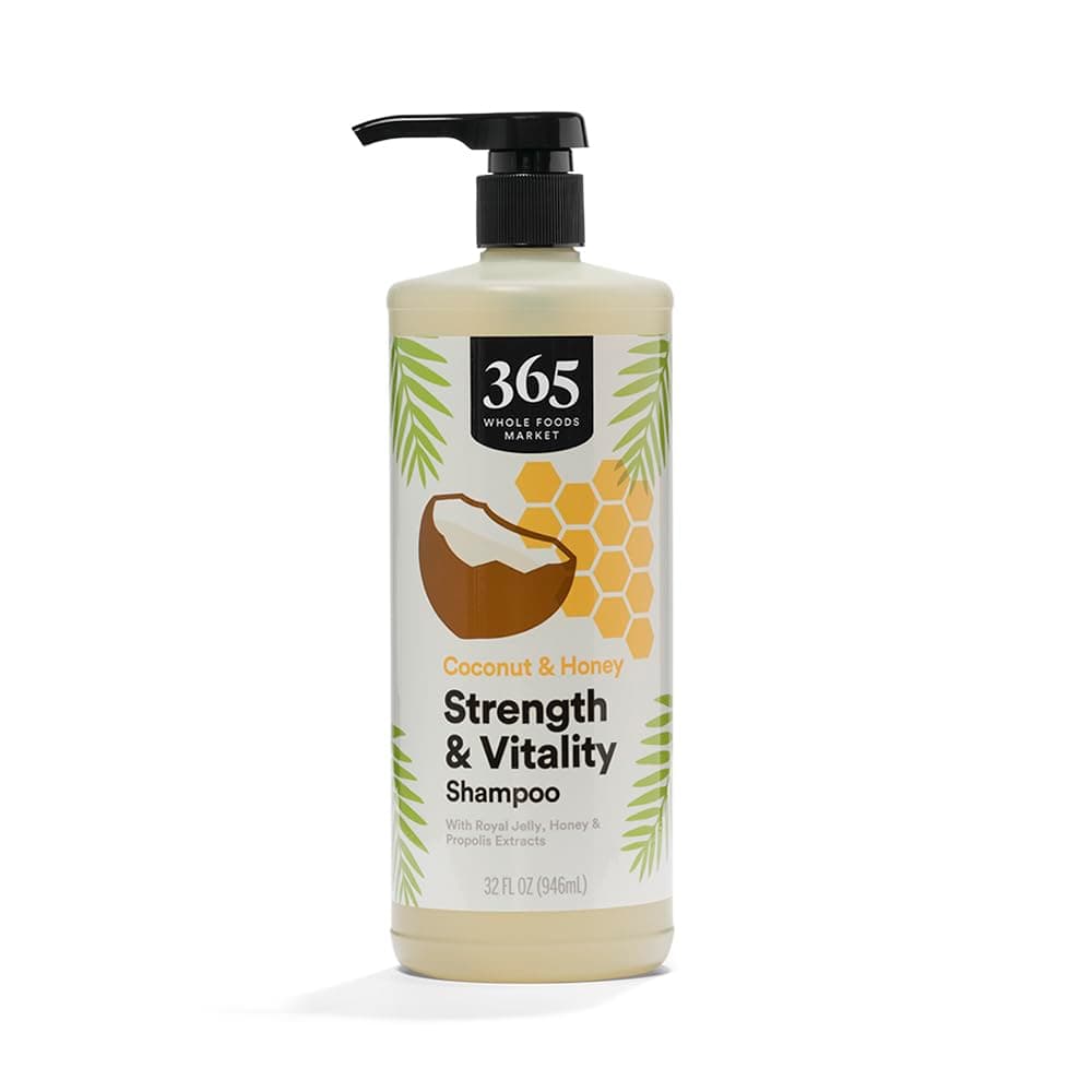 365 by Whole Foods Market, Strength & Vitality Shampoo, Coconut & Honey, 32 Fl Oz