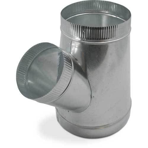 7"x5"x5" Duct Wye Branch HVAC Ductwork AC Duct Fittings - Galvanized Metal Duct Connector for Ventilation Systems, Promotes Airflow - Easy Installation