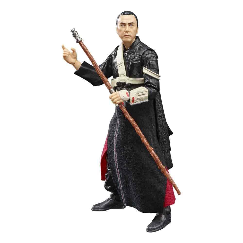 Star Wars The Black Series Chirrut Îmwe 15-Cm-Scale Rogue One: A Story Collectible Action Figure, Toys for Kids Ages 4 and Up