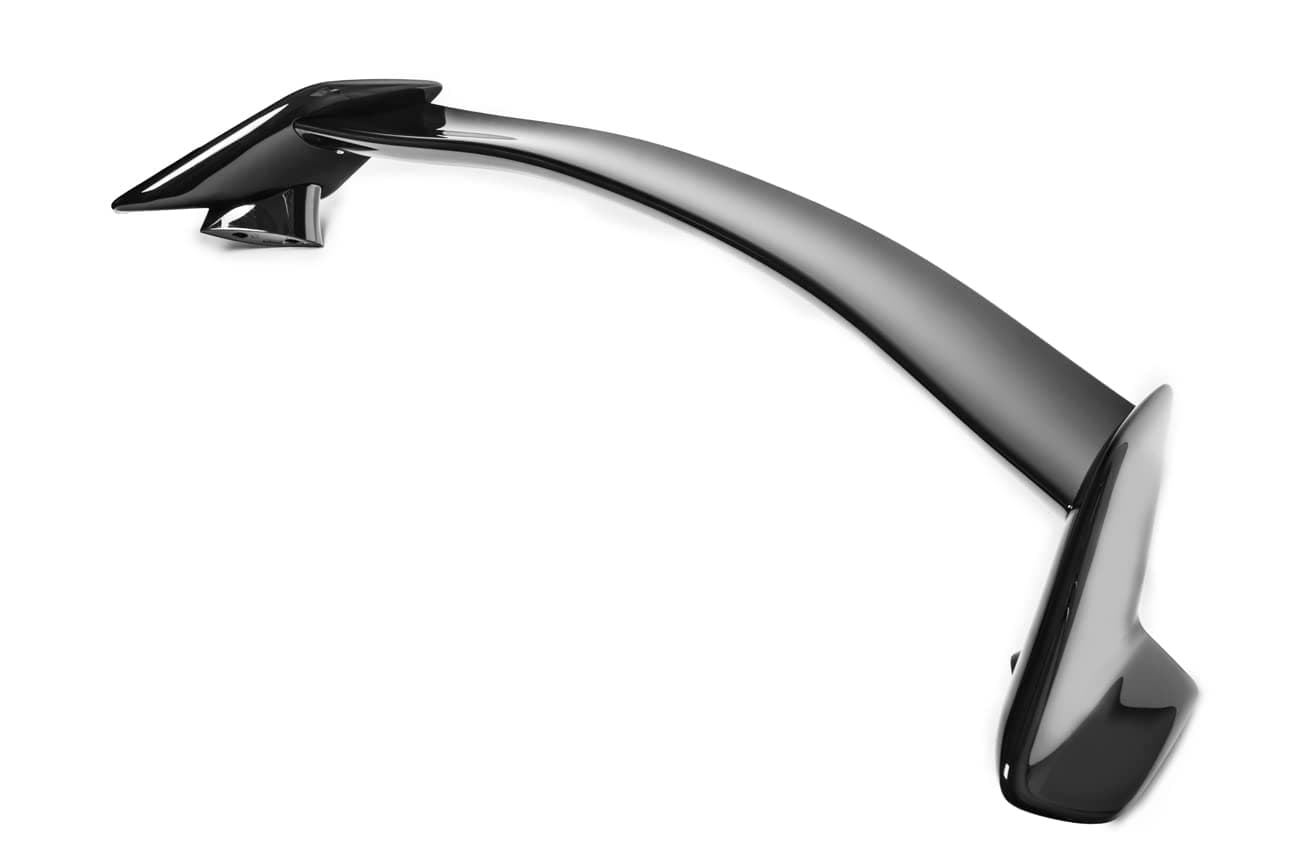 Replacement for 2016-2021 Honda Civic Hatchback FK4 FK7 | JDM Type-R Style Rear Trunk Lid Wing Spoiler (ABS Plastic - Painted Glossy Black)